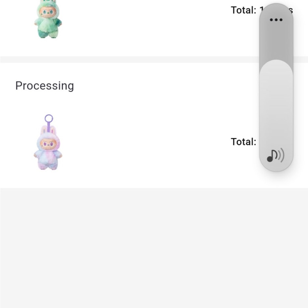 Pastel Plush Keychain